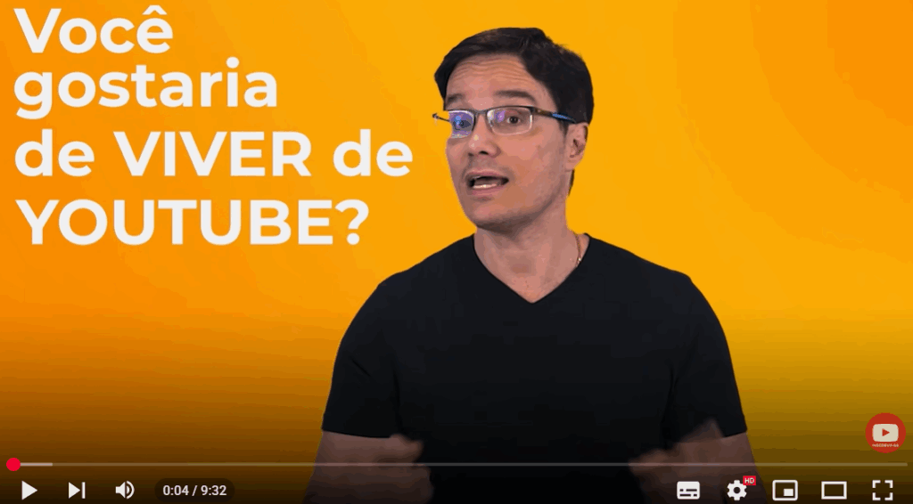 Como viver de youtube
